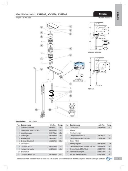 IS-Griffhebel-Strada-kpl-Multiport-Chrom-F960872AA gallery number 1